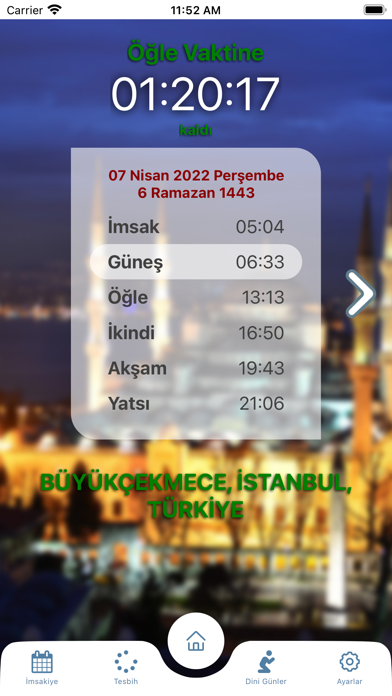 Namaz Vakti ve Tesbih Screenshot