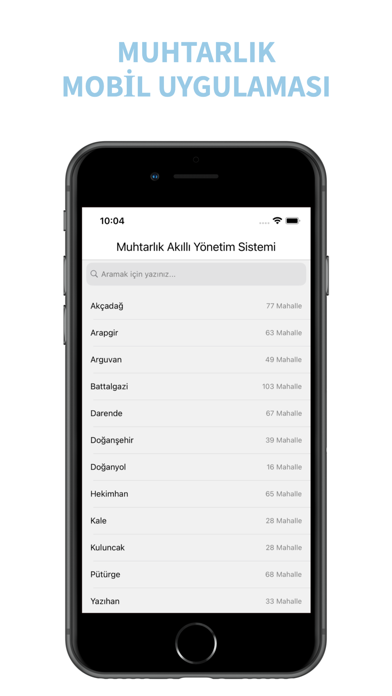 Malatya Muhtarlık Sistemi Screenshot