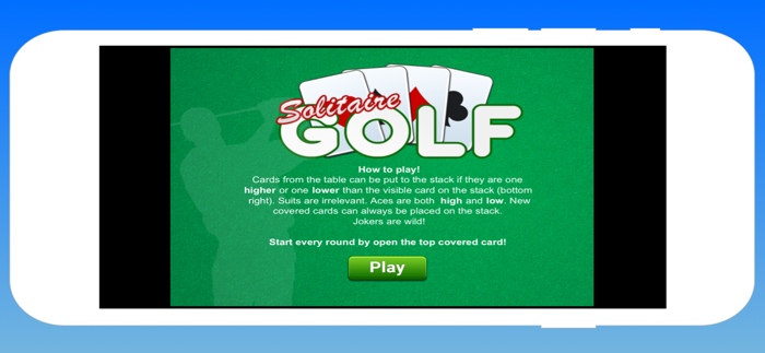 Solitaire Golf Game