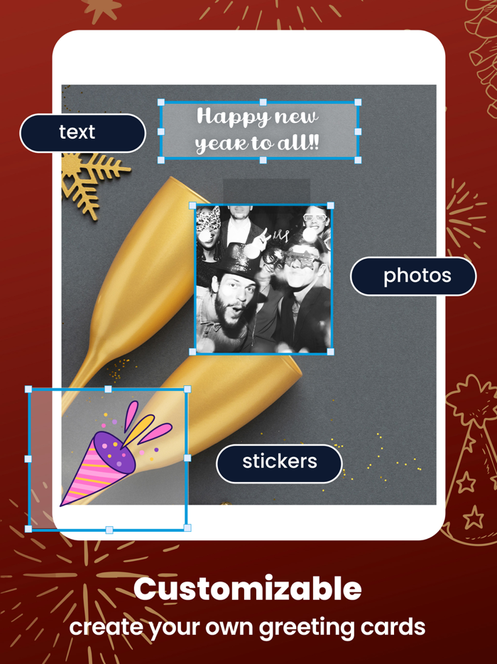 Happy New Year - Photo Frames