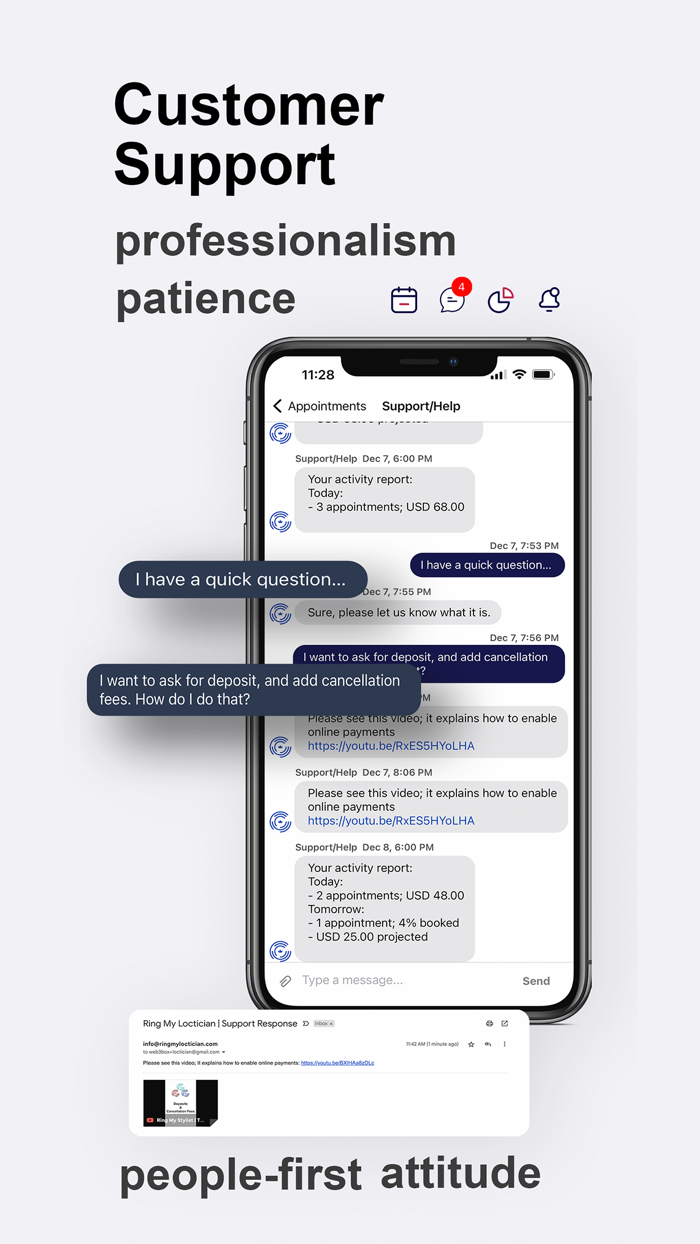 Ring My Loctician Booking App