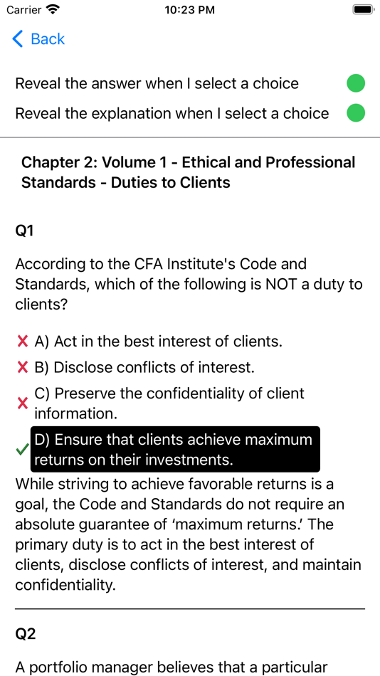 #4. CFA Level 1 Mock Exam (iOS) Podle: Martin Tseng