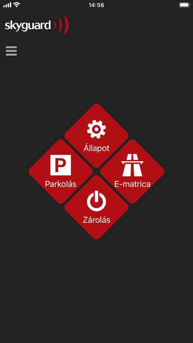 skyguard® SmartKey Screenshot