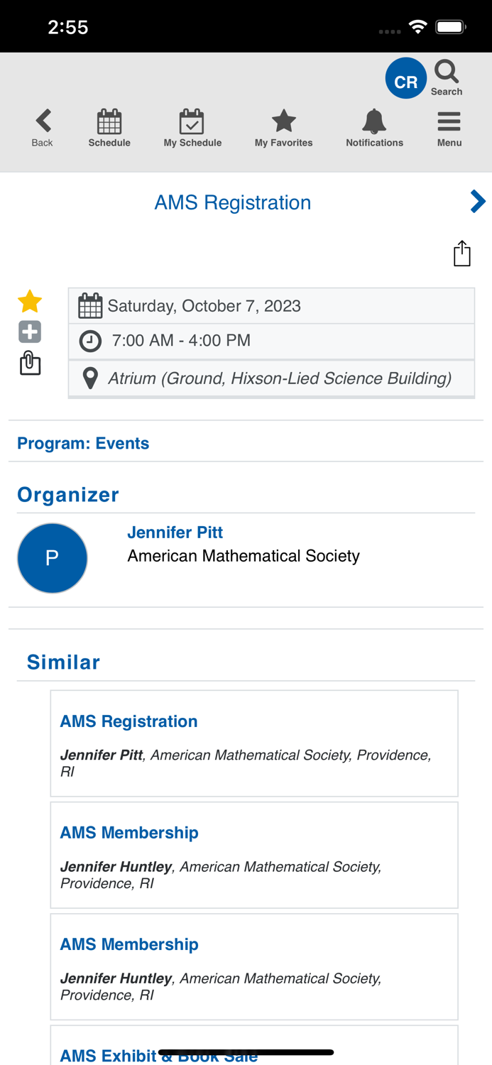 AMS Fall 2023 Central