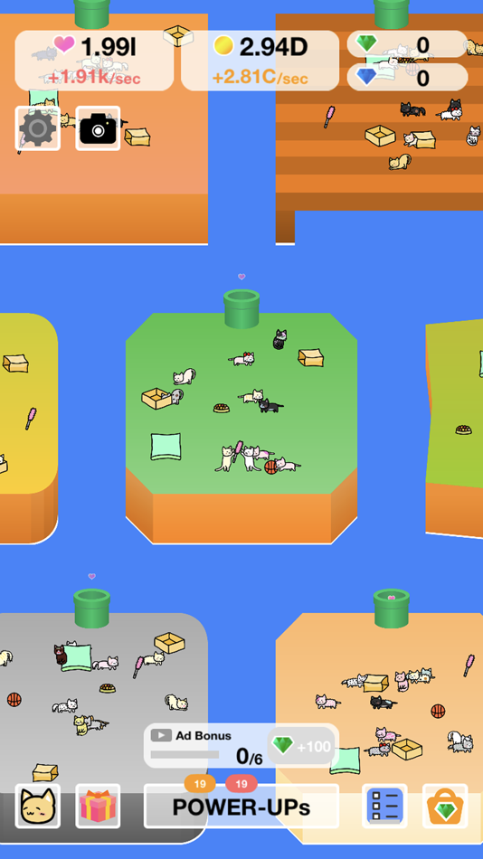 #5. Cat Island - Relaxing Game (iOS) Podle: KAZUYA KAMIOKA