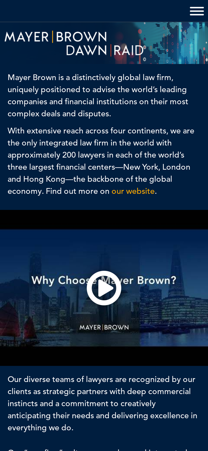 Mayer Brown Dawn Raid