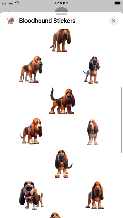 Screenshot #2 pour Bloodhound Stickers