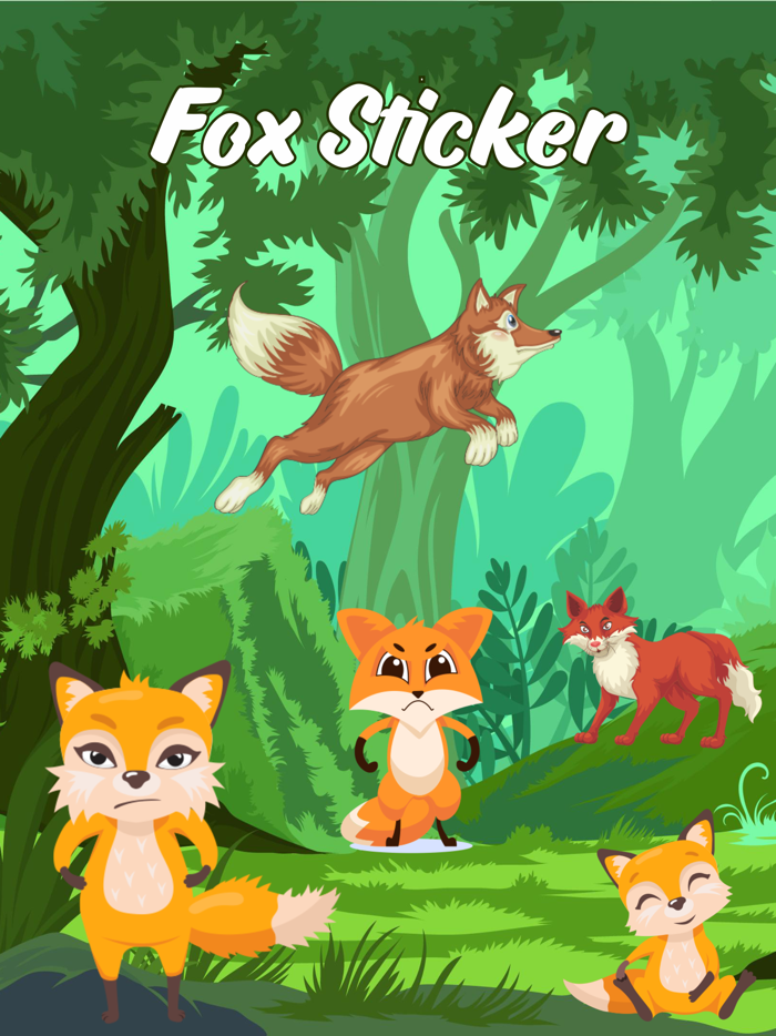 Fox Sticker Emojis