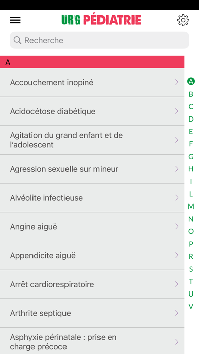 URG' Pédiatrie Screenshot