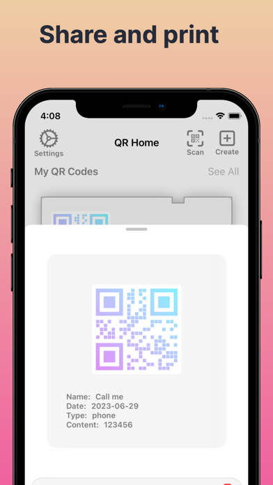 QR Code Maker - Scanner Screenshot