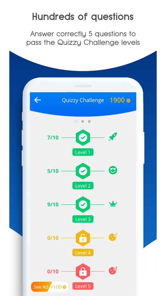 #5. Quizzy - General Knowledge (iOS) 由: Iosif Girigan