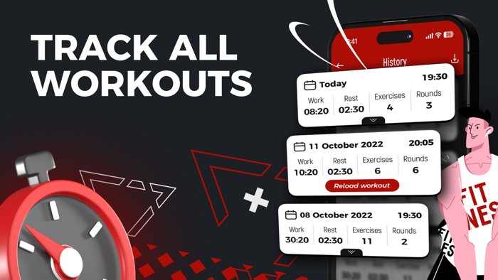 Exercise Timer – Gym Stopwatch