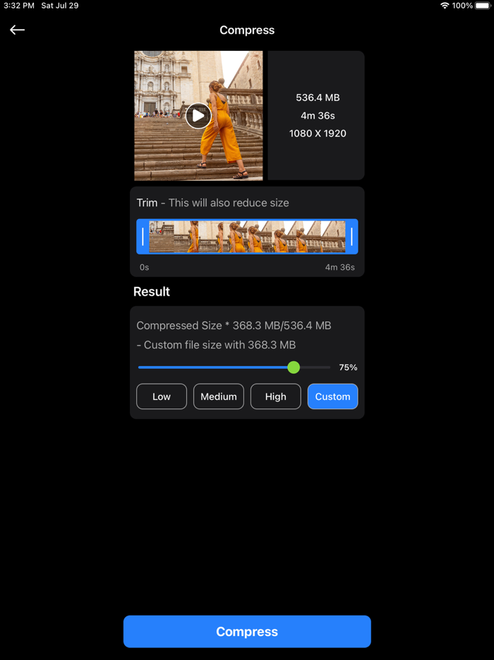 Video Compressor Resize Video