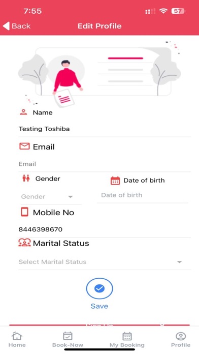 DriversInIndia - Customer App Screenshot