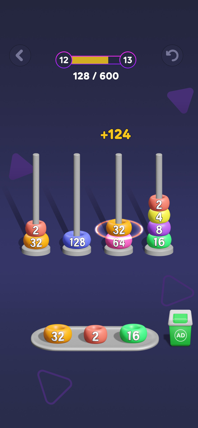 Hoop Stack 2048 Merge