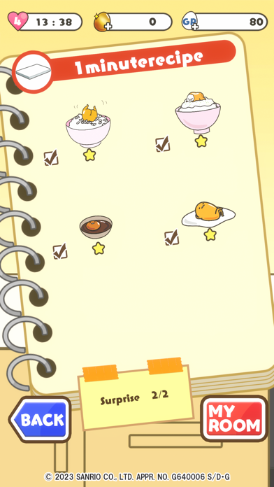 Gudetama Tap! PUZZLE Screenshot