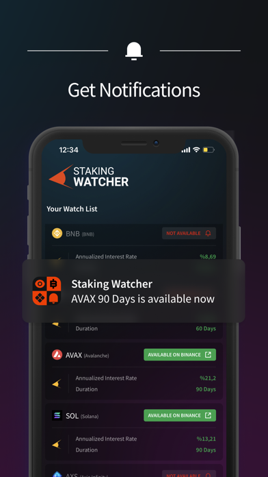 Staking Watcher Screenshot