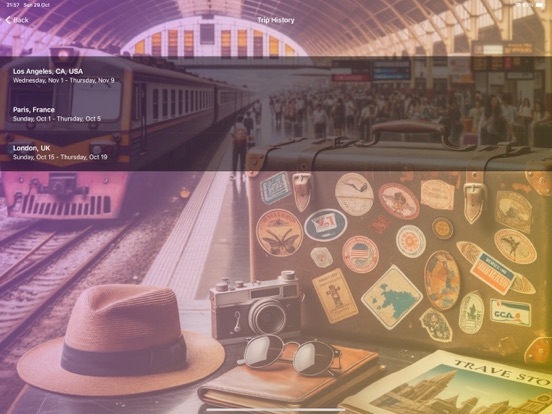 Trip Trove! iPad screenshot 6 - Travel app