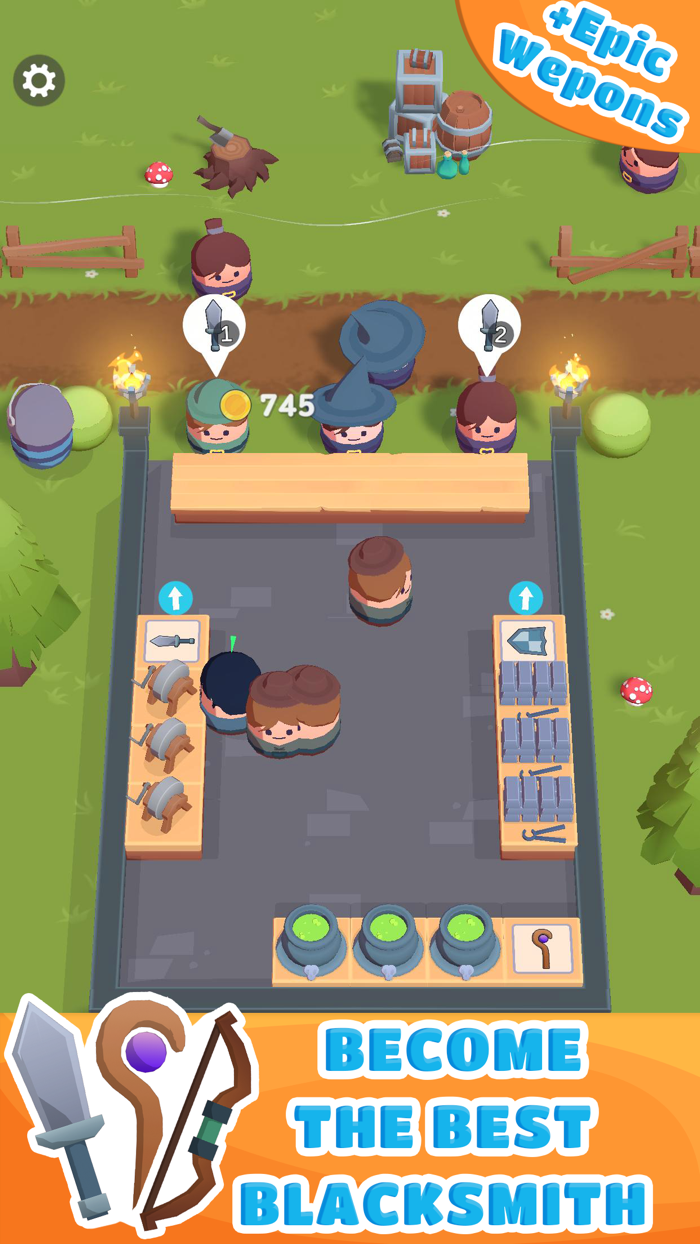 Hero Blacksmith Idle RPG