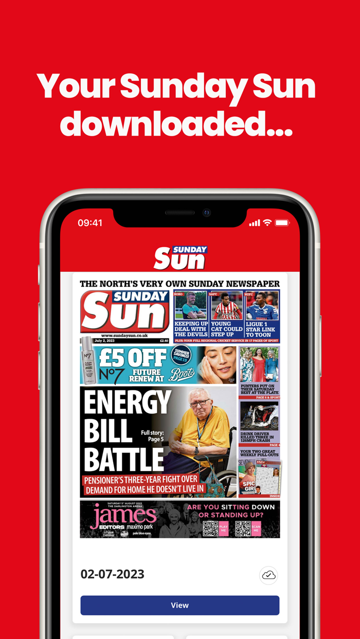 Sunday Sun Newspaper