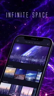 infinite space photo editor iphone screenshot 1