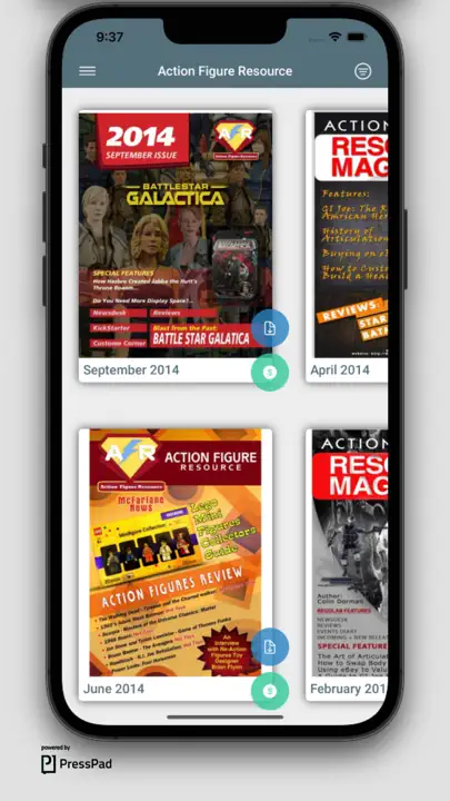 Action Figure Resource iPhone Screenshot 1