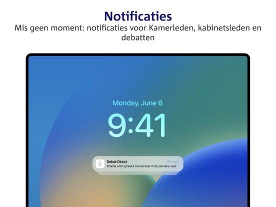 Debat Direct iPad app afbeelding 5