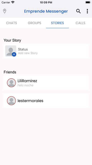 Emprende Messenger Screenshot