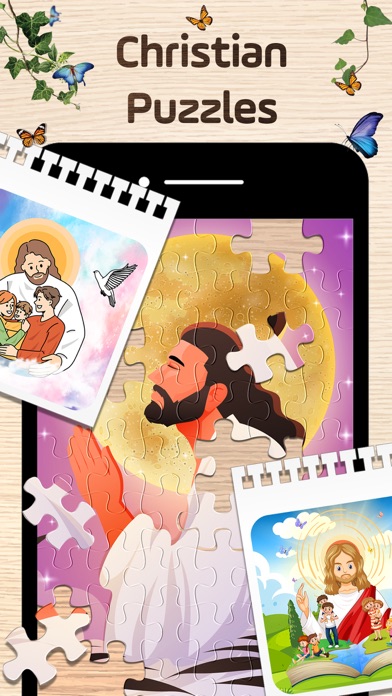 Bible Puzzles - Jesus Games Screenshot