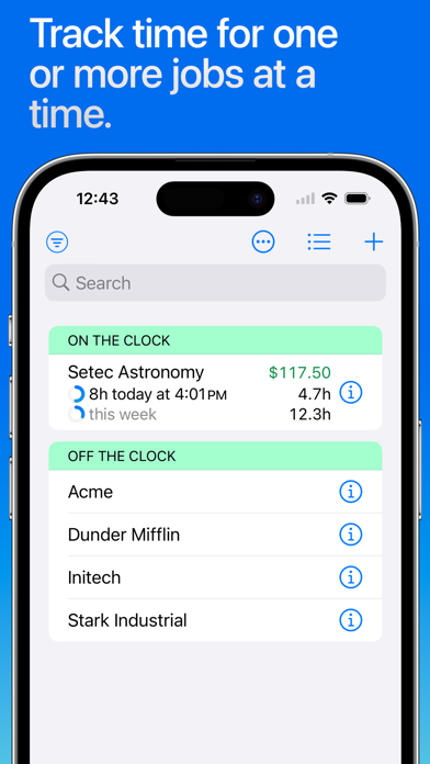 Hours Tracker: Time Tracking Screenshot