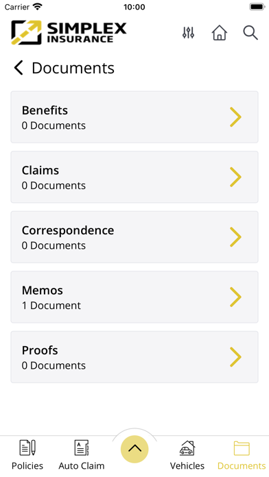 Simplex Insurance Online Screenshot