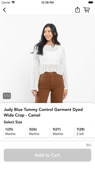 The Blue Hydrangea Boutique Screenshot