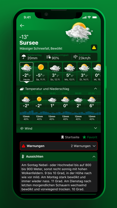 LANDI Wetter Screenshot