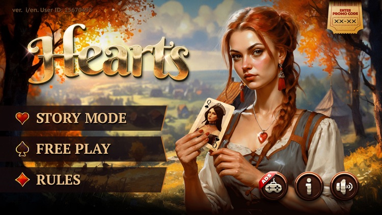 Hearts HD: Classic Card Game