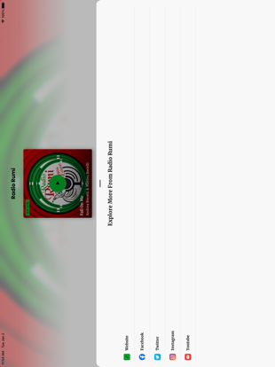 Radio Rumi iPad screenshot 3 - Music app