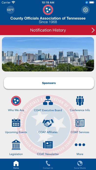 County Off. Assoc. Tennessee Screenshot