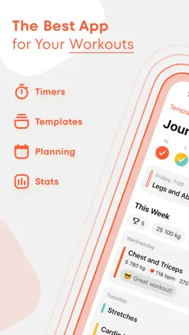 Game screenshot Fitsession: Workout Journal mod apk