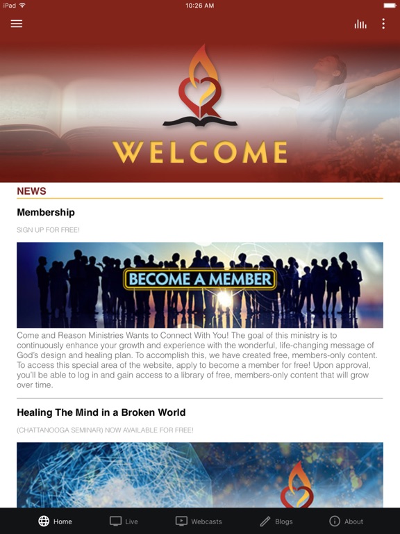 Screenshot #4 pour Come And Reason Ministries