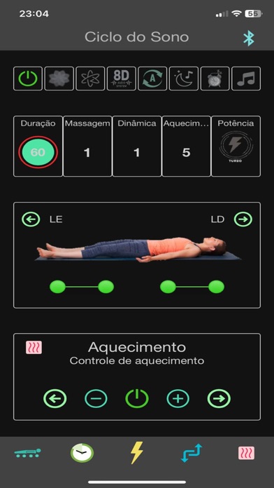 Ciclo do Sono BTvibro Screenshot