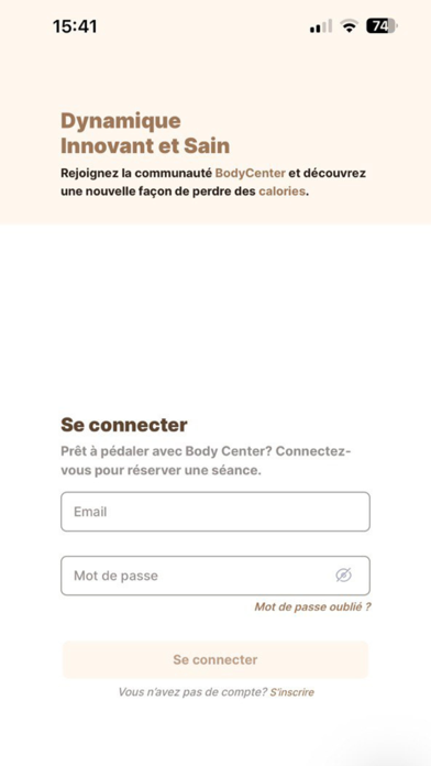 BODYCENTER Screenshot