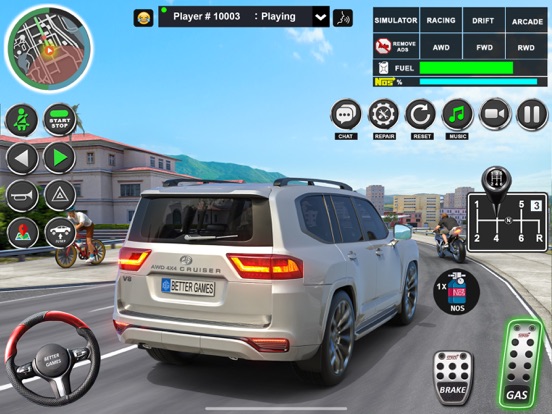 stad auto rijden school SIM 3D iPad app afbeelding 3