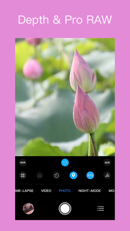 #3. RCam Pro - Manual Camera & RAW (iOS) Av: 桐明 陈