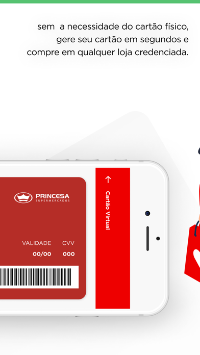 Cartão Princesa Supermercados Screenshot