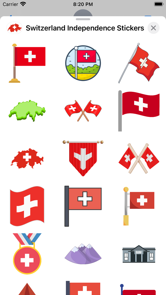 Switzerland - WA Stickers
