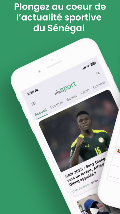 wiwsport : Actu Sport Sénégal Screenshot