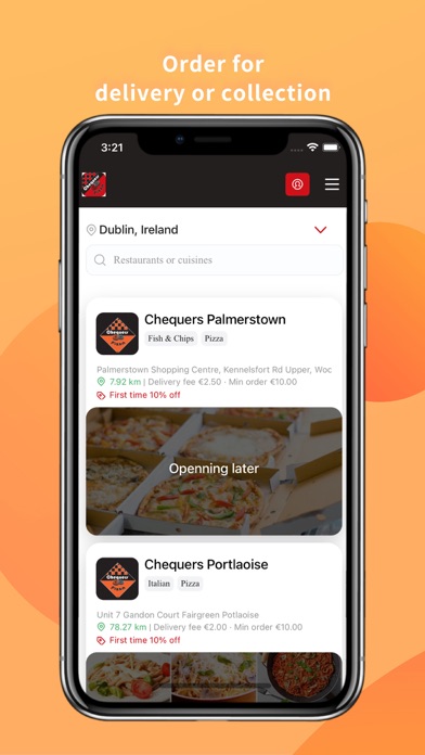 Chequers Pizza Screenshot