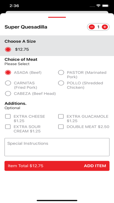 Taqueria El Sabrosito Screenshot