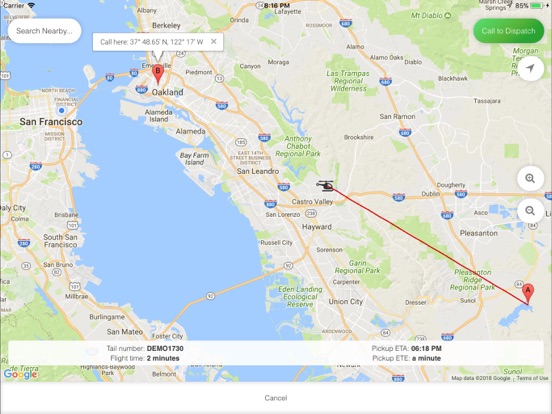 FlyPHI iPad screenshot 1 - Medical app