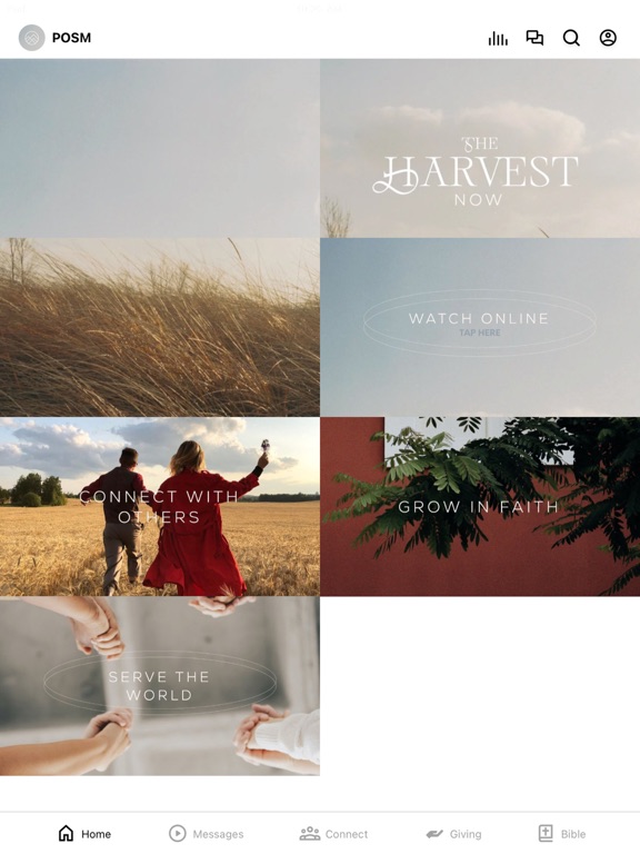 The POSM iPad screenshot 1 - Education app