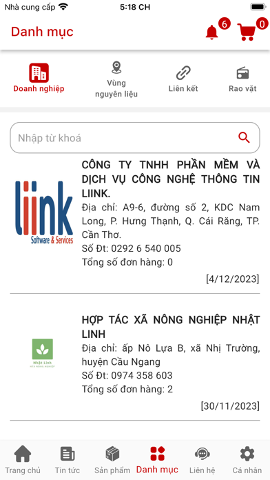 Trà Vinh Trade Screenshot
